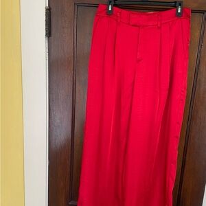 ❣️Wide leg satin pants❣️FAB- size 8